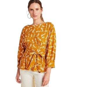 Anthropologie Amber Dolman Sleeved Blouse S Rust Boho Teacher Earthy
